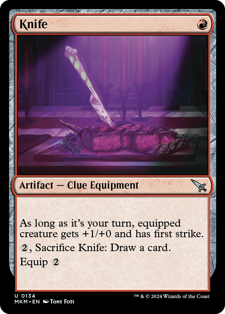 Knife (MKM-134) - [Murders at Karlov Manor] Foil
