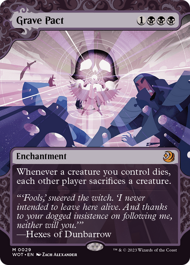 Pacte des tombes (WOT-029) - [Wilds of Eldraine: Enchanting Tales] : (Vitrine) (Sans bordure) 