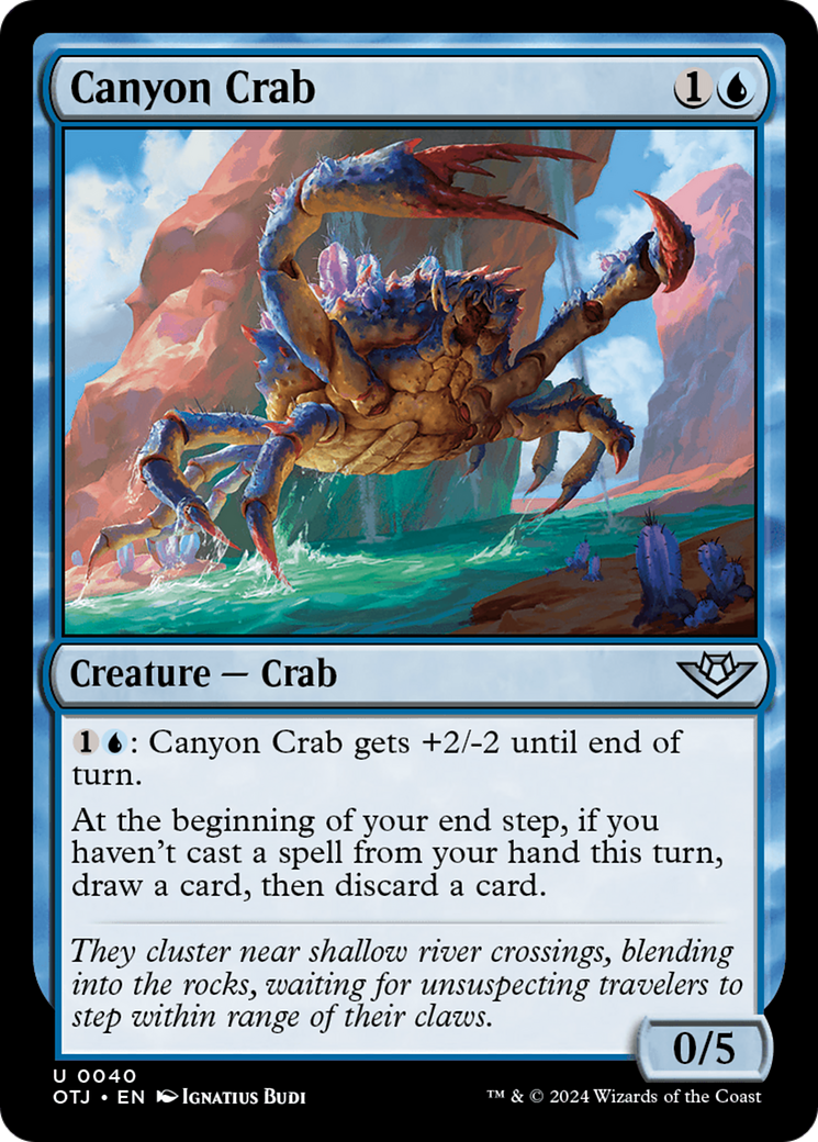 Canyon Crab (OTJ-040) - [Outlaws of Thunder Junction] Foil