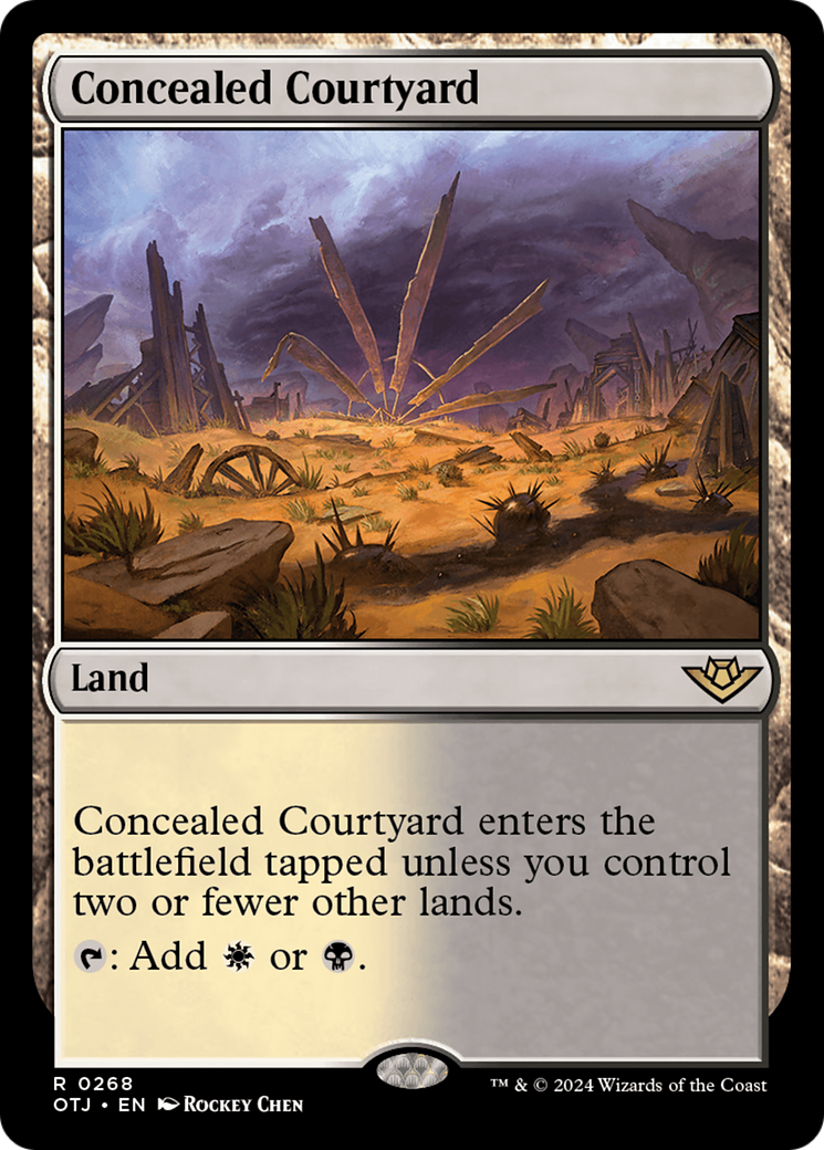 Concealed Courtyard (OTJ-268) - [Outlaws of Thunder Junction] Foil
