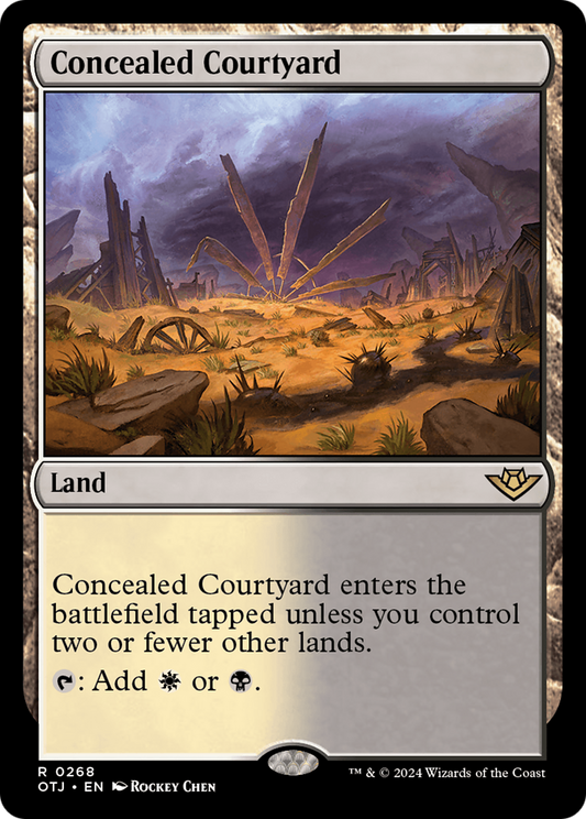 Concealed Courtyard (OTJ-268) - [Outlaws of Thunder Junction]