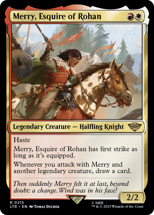 Merry, Esquire of Rohan (LTR-215) - [The Lord of the Rings: Tales of Middle-earth] Foil