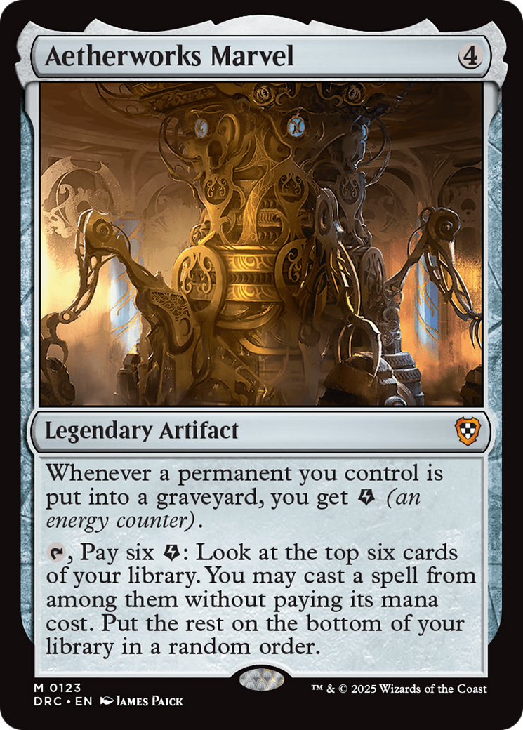 Aetherworks Marvel (DRC-123) - [Commander: Aetherdrift]