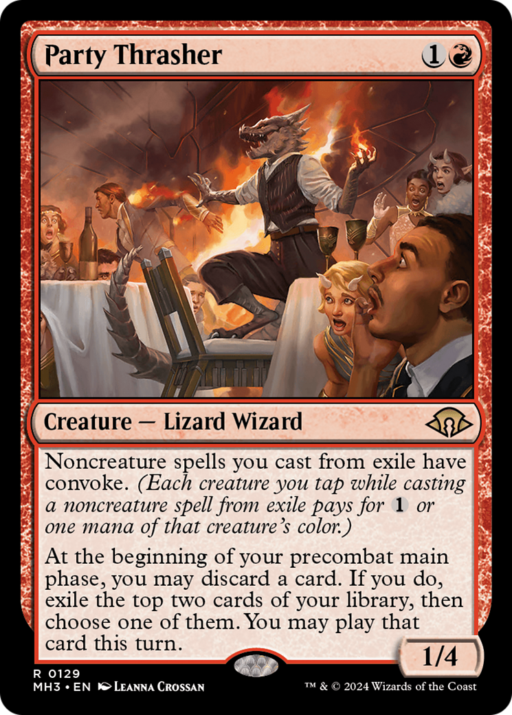 Party Thrasher (MH3-129) - [Modern Horizons 3] Feuille