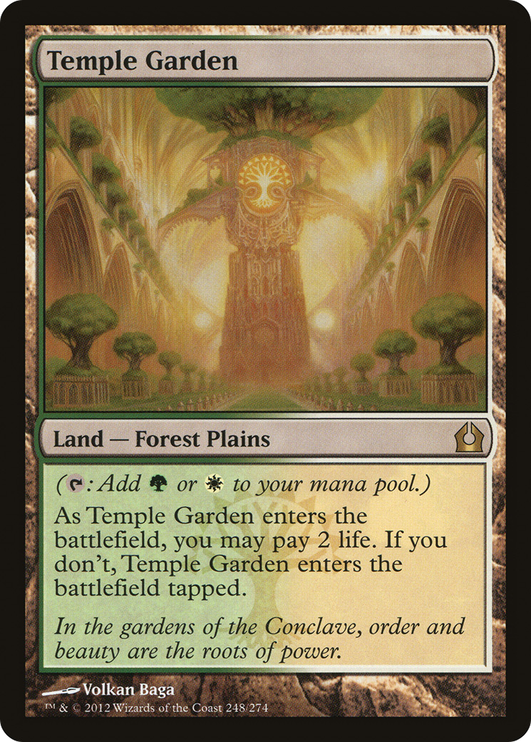 Temple Garden (RTR-248) - [Return to Ravnica]