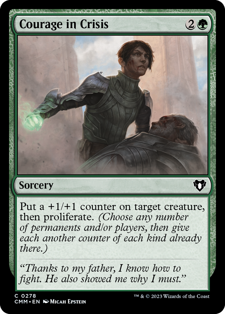 Courage in Crisis (CMM-278) - [Commander Masters]