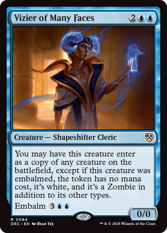 Vizier of Many Faces (DRC-084) - [Commander: Aetherdrift]