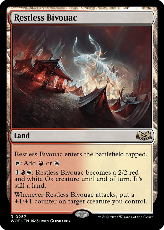 Restless Bivouac (WOE-257) - [Wilds of Eldraine] Foil