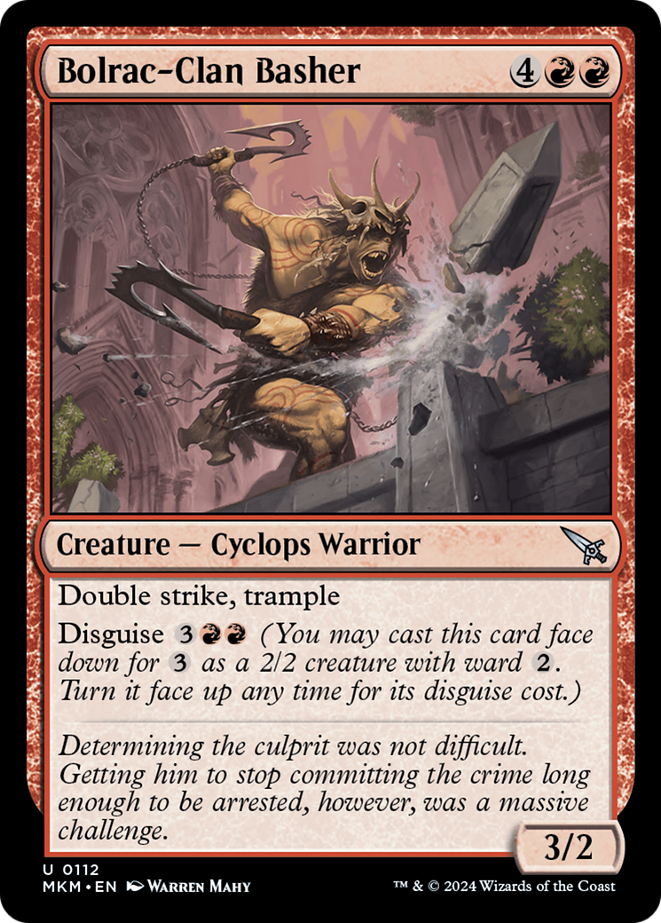 Bolrac-Clan Basher (MKM-112) - [Murders at Karlov Manor] Foil