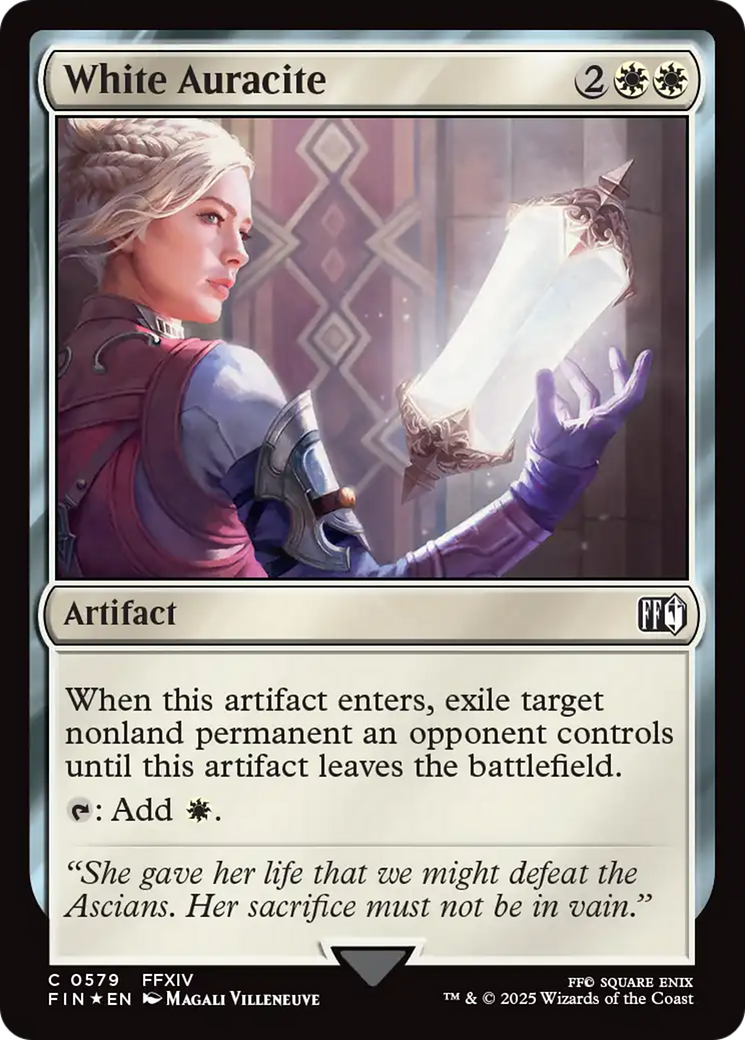 White Auracite (FIN-579) - [FINAL FANTASY] Foil