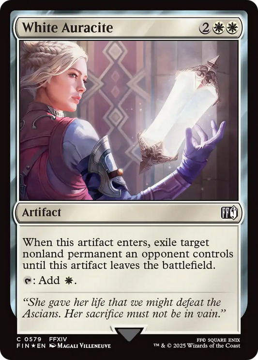 White Auracite (FIN-579) - [FINAL FANTASY] Foil