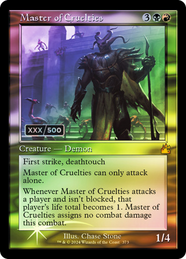 Master of Cruelties (RVR-373Z) - [Ravnica Remastered] Foil