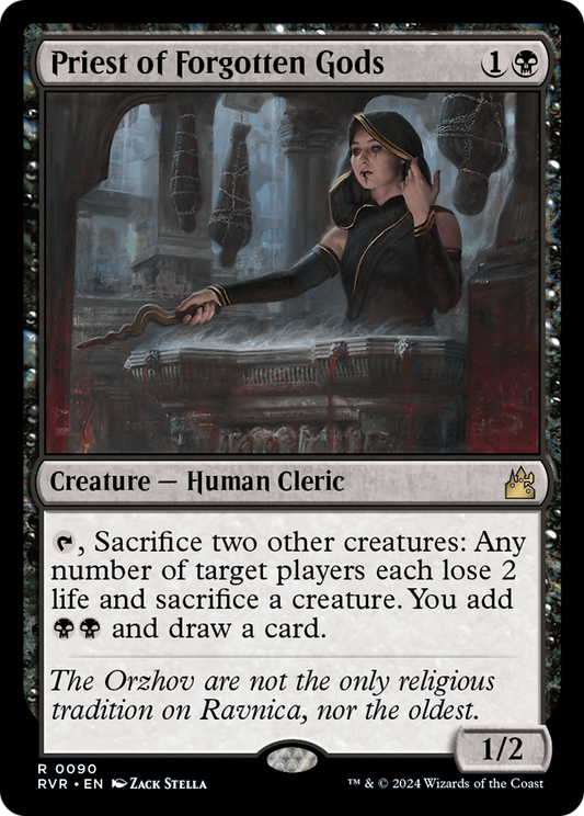Priest of Forgotten Gods (RVR-090) - [Ravnica Remastered] Foil