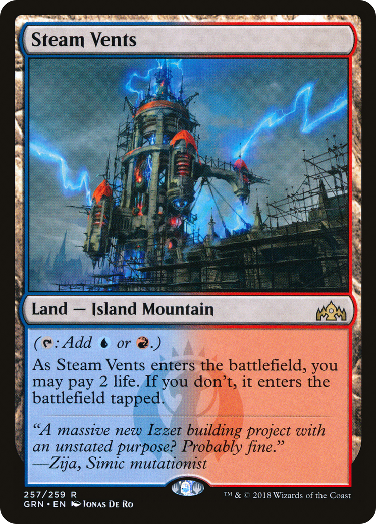 Steam Vents (GRN-257) - [Guilds of Ravnica]