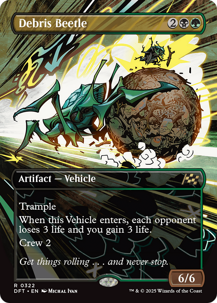 Debris Beetle (DFT-322) - [Aetherdrift] (Borderless) Foil