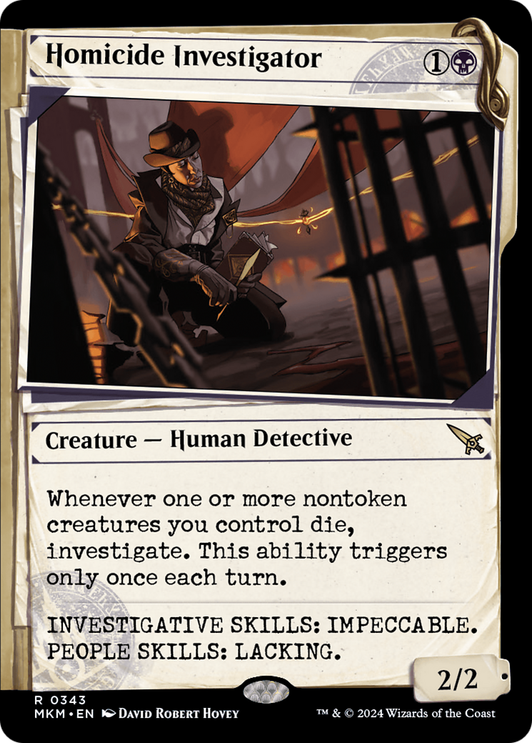 Homicide Investigator (MKM-343) - [Murders at Karlov Manor]: (Showcase) Foil