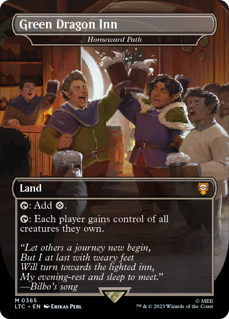 Homeward Path (LTC-365) - [Tales of Middle-earth Commander] / Green Dragon Inn (Borderless)
