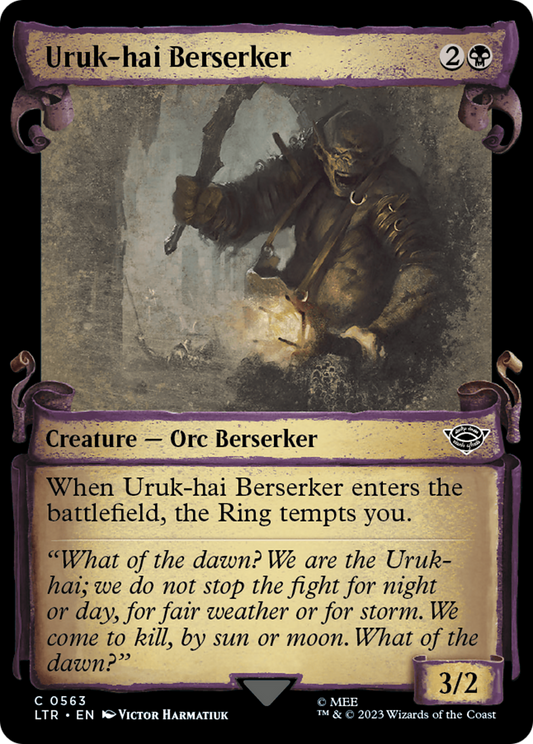 Uruk-hai Berserker (LTR-563) - [The Lord of the Rings: Tales of Middle-earth]: (Showcase)