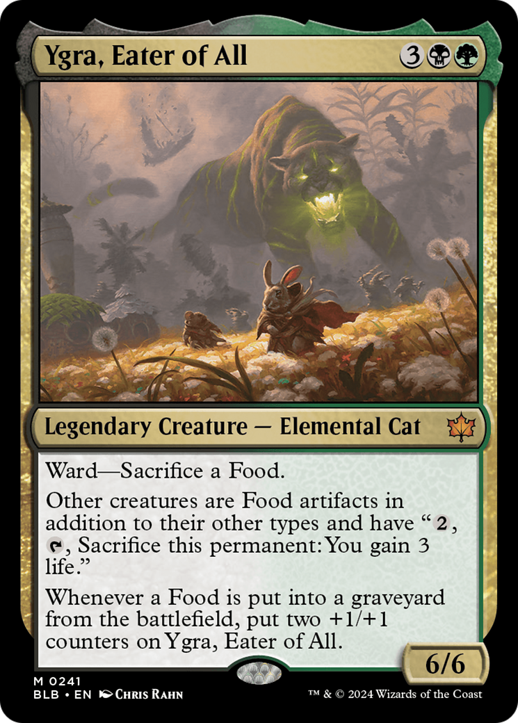 Ygra, Eater of All (BLB-241) - [Bloomburrow] Foil