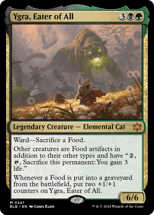 Ygra, Eater of All (BLB-241) - [Bloomburrow] Foil