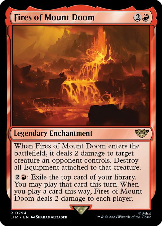 Fires of Mount Doom (LTR-294) - [The Lord of the Rings: Tales of Middle-earth] Foil