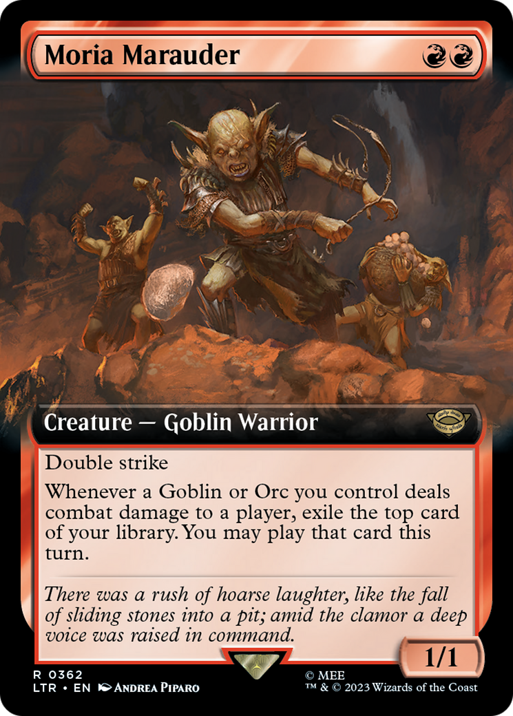 Moria Marauder (LTR-362) - [The Lord of the Rings: Tales of Middle-earth]: (Extended Art)