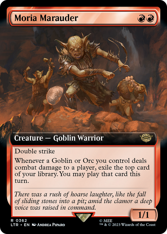 Moria Marauder (LTR-362) - [The Lord of the Rings: Tales of Middle-earth]: (Extended Art)