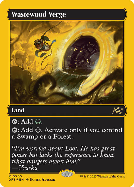 Wastewood Verge (First-Place Foil) (DFT-505) - [Aetherdrift] Foil