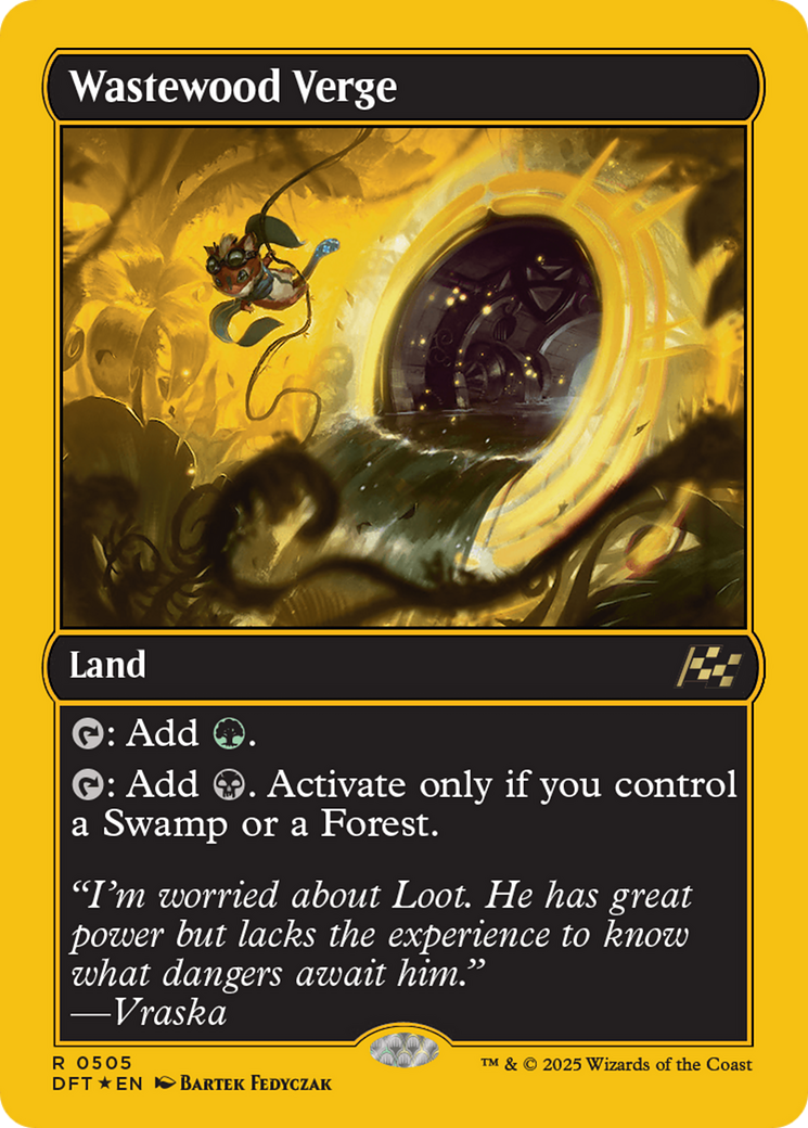 Wastewood Verge (First-Place Foil) (DFT-505) - [Aetherdrift] Foil