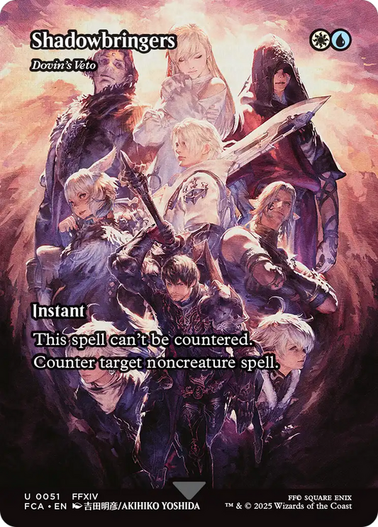 Dovin's Veto (FCA-051) - [FINAL FANTASY: Through the Ages] / Shadowbringers (Borderless) Foil