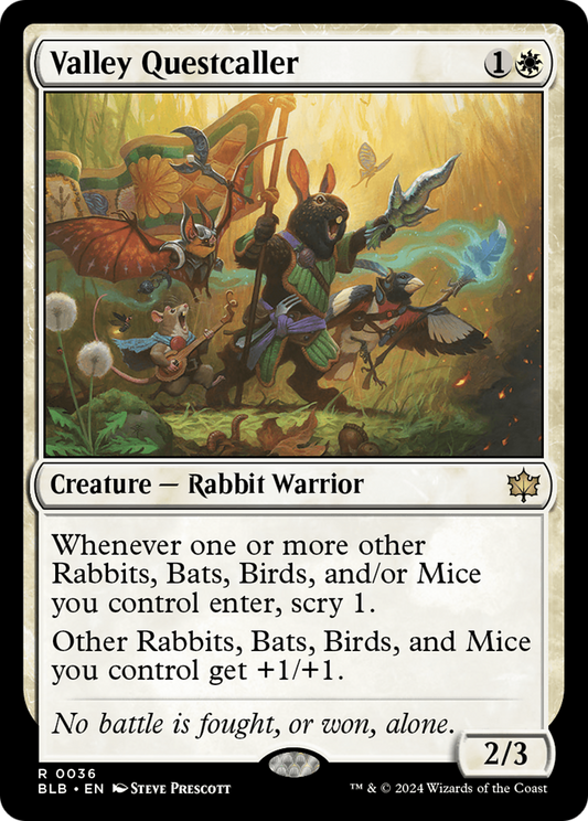 Valley Questcaller (BLB-036) - [Bloomburrow] Foil