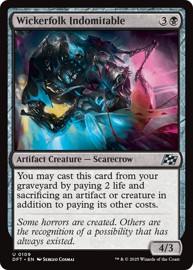 Wickerfolk Indomitable (DFT-109) - [Aetherdrift] Foil