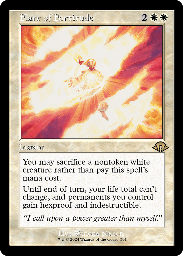 Flare of Fortitude (MH3-391) - [Modern Horizons 3] Foil