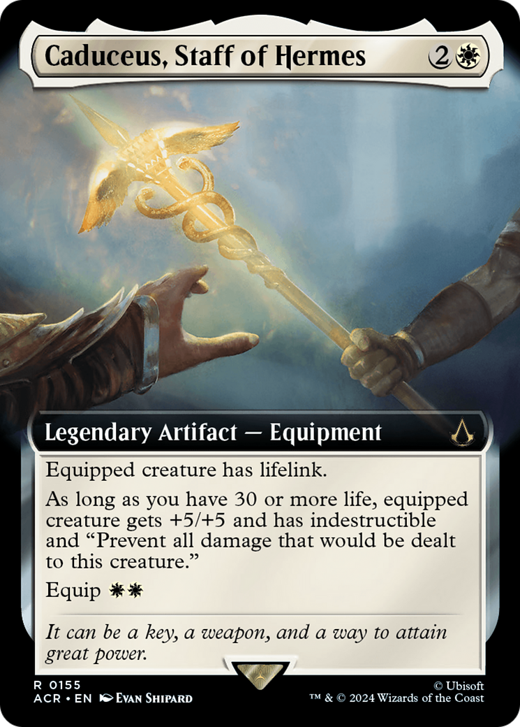 Caducée, bâton d'Hermès (ACR-155) - [Assassin's Creed] : (Extended Art) Foil 
