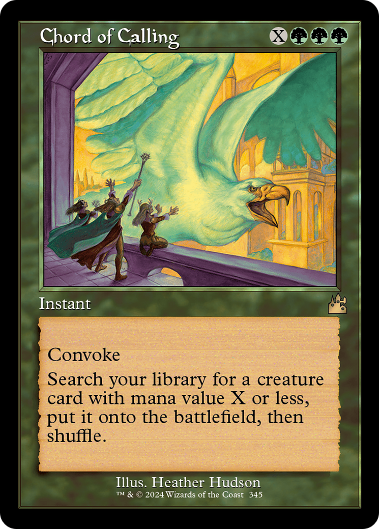 Chord of Calling (RVR-345) - [Ravnica Remastered] Foil