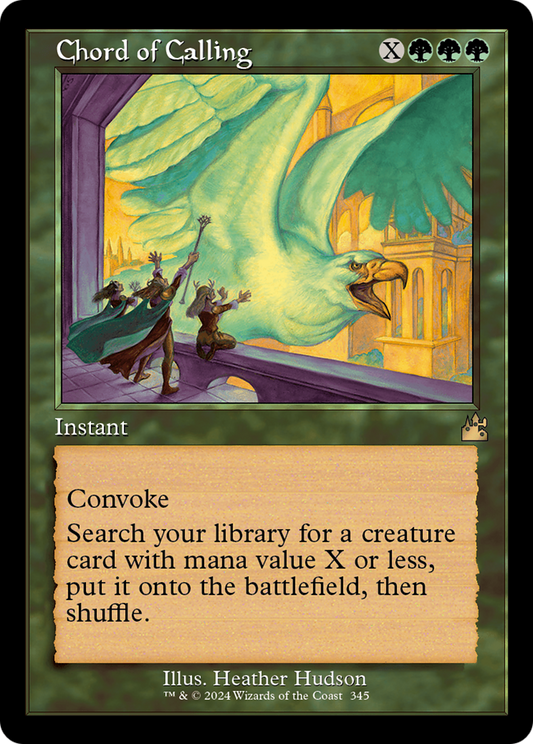 Chord of Calling (RVR-345) - [Ravnica Remastered] Foil