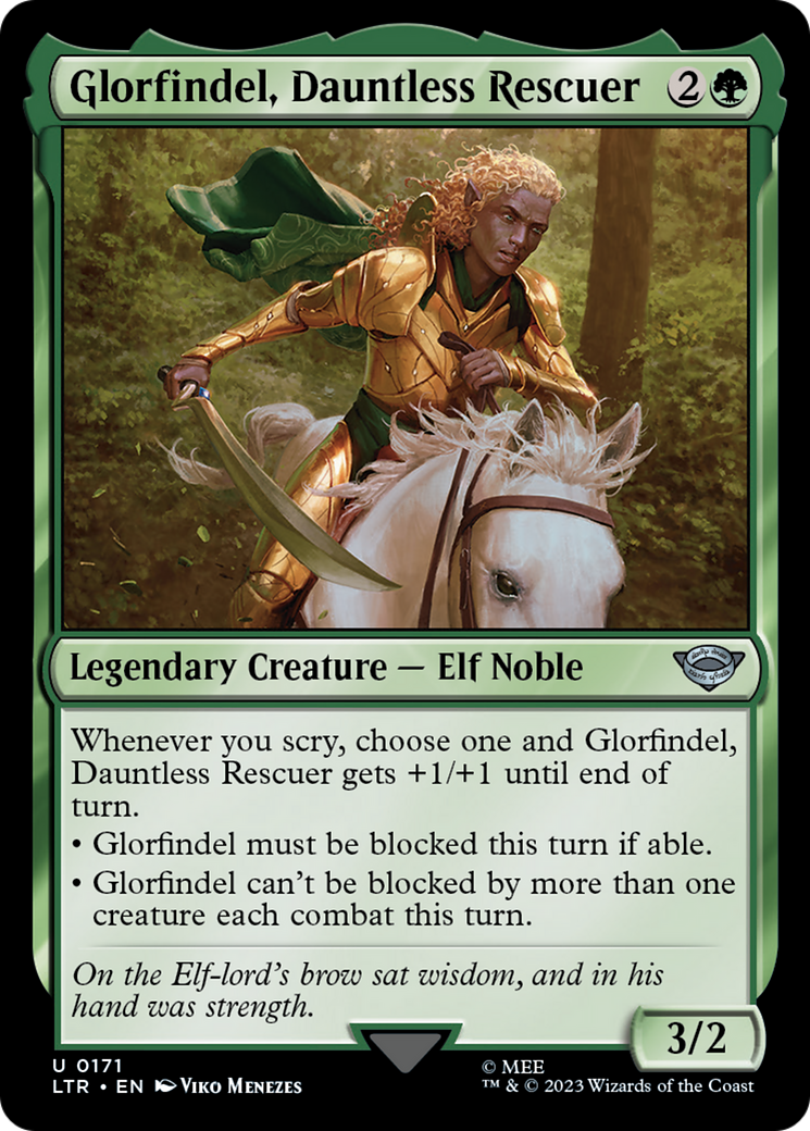 Glorfindel, Dauntless Rescuer (LTR-171) - [The Lord of the Rings: Tales of Middle-earth] Foil
