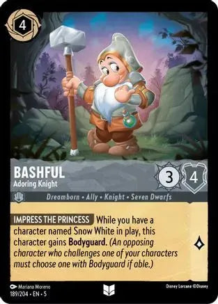 Bashful - Adoring Knight (189/204) Cold Foil - Shimmering Skies - Emmett's ToyStop