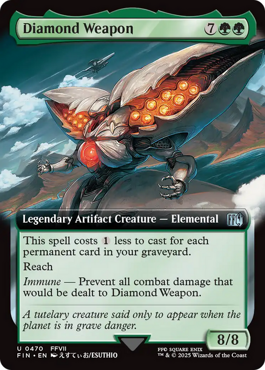 Diamond Weapon (FIN-470) - [FINAL FANTASY]: (Extended Art) Foil