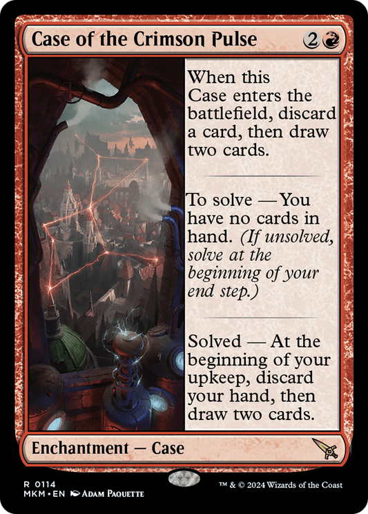 Case of the Crimson Pulse (MKM-114) - [Murders at Karlov Manor] Foil