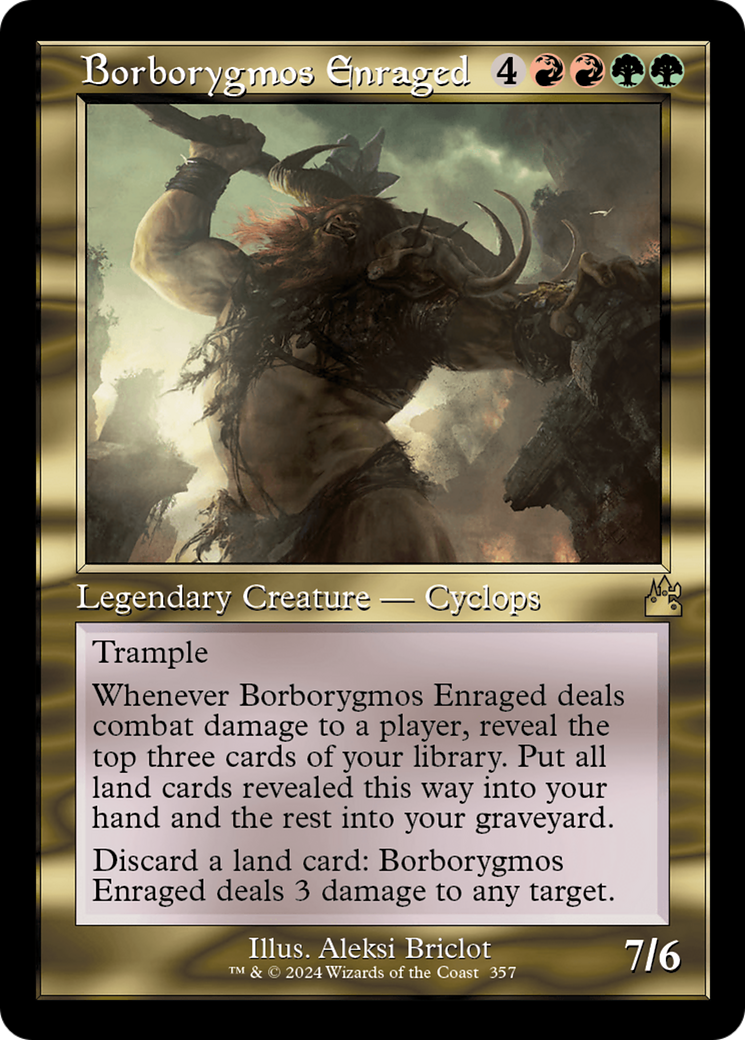 Borborygmos Enraged (RVR-357) - [Ravnica Remastered] Foil