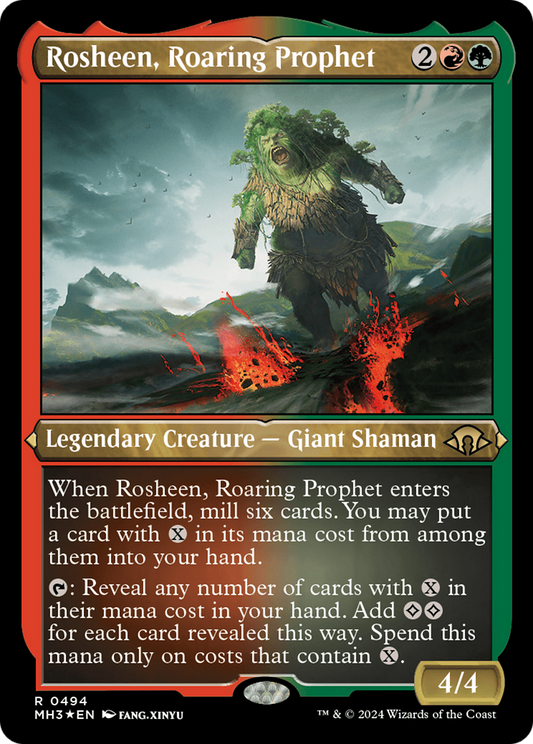 Rosheen, prophète rugissant (MH3-494) - [Modern Horizons 3] Feuille gravée