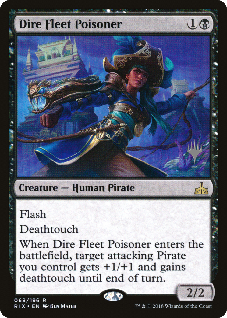 Dire Fleet Poisoner (PPM20-068) - [Rivals of Ixalan Promos] Foil
