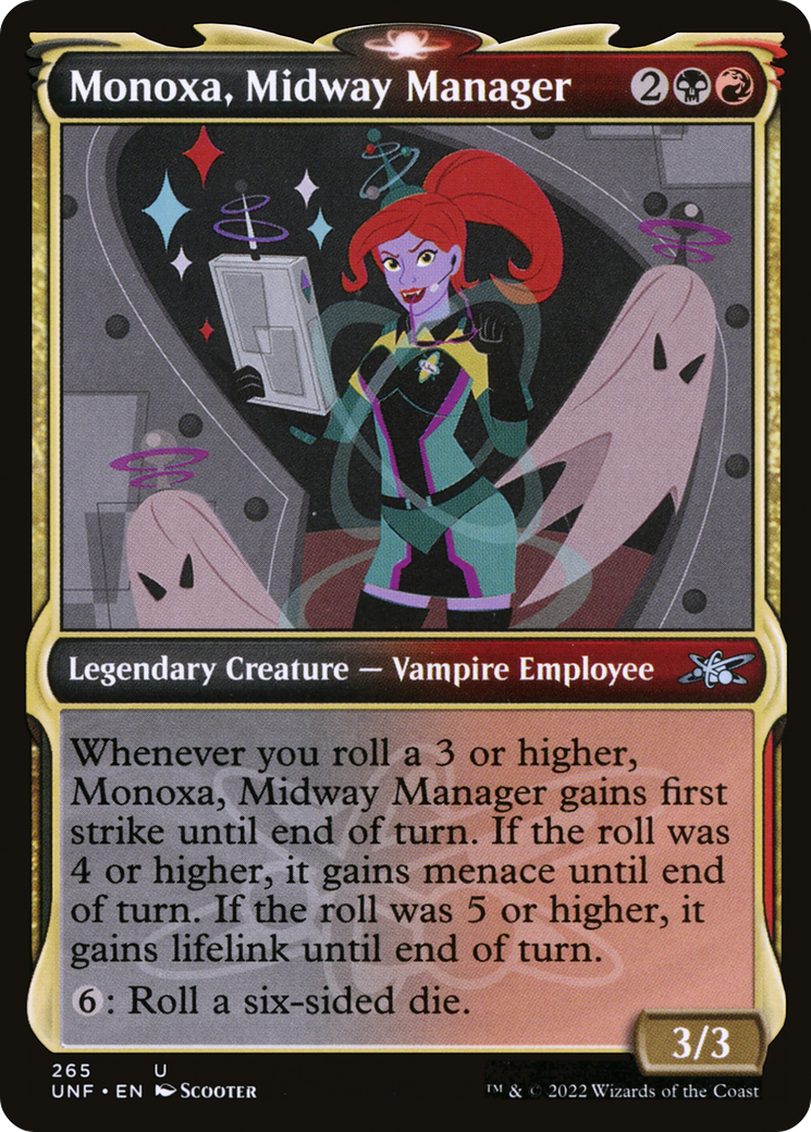 Monoxa, Midway Manager (UNF-265) - [Unfinity]: (Showcase) Foil