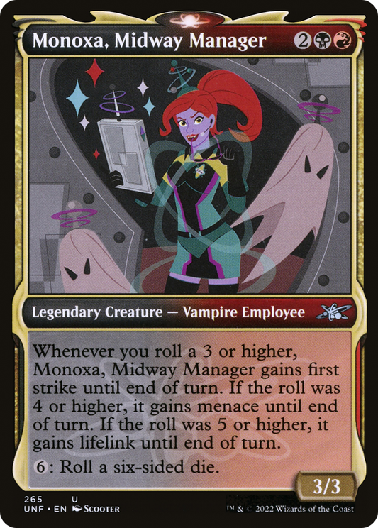 Monoxa, Midway Manager (UNF-265) - [Unfinity]: (Showcase) Foil