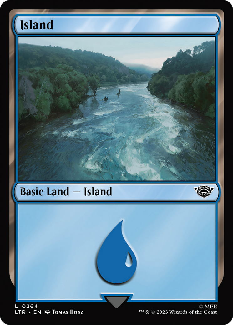 Island (LTR-264) - [The Lord of the Rings: Tales of Middle-earth] Foil
