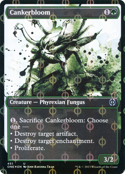 Cankerbloom (ONE-451) - [Phyrexia: All Will Be One]: (Showcase) Foil