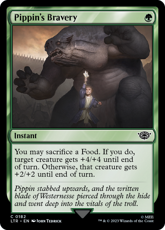 Pippin's Bravery (LTR-182) - [The Lord of the Rings: Tales of Middle-earth] Foil