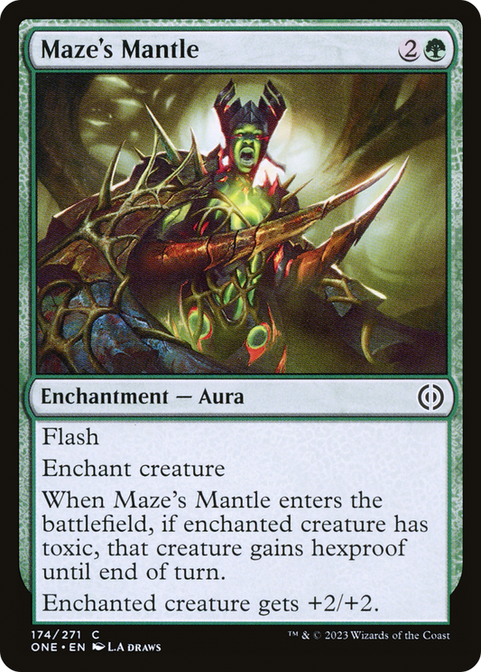 Maze's Mantle (ONE-174) - [Phyrexia: All Will Be One]
