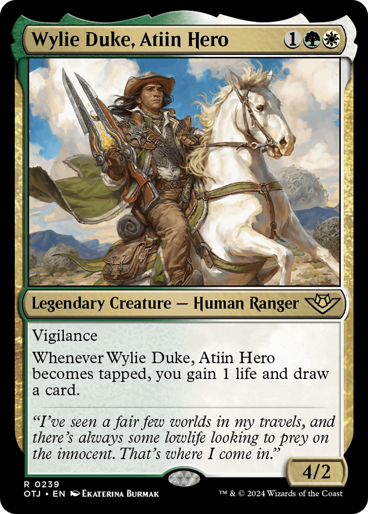 Wylie Duke, Atiin Hero (OTJ-239) - [Outlaws of Thunder Junction] Foil